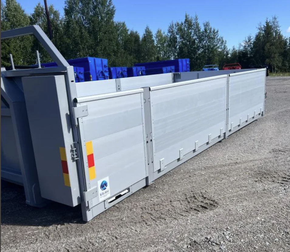 Lämflak (aluminium) med Hardox-botten